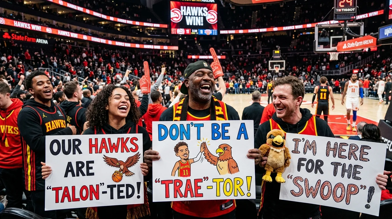Atlanta Hawks Puns Captions