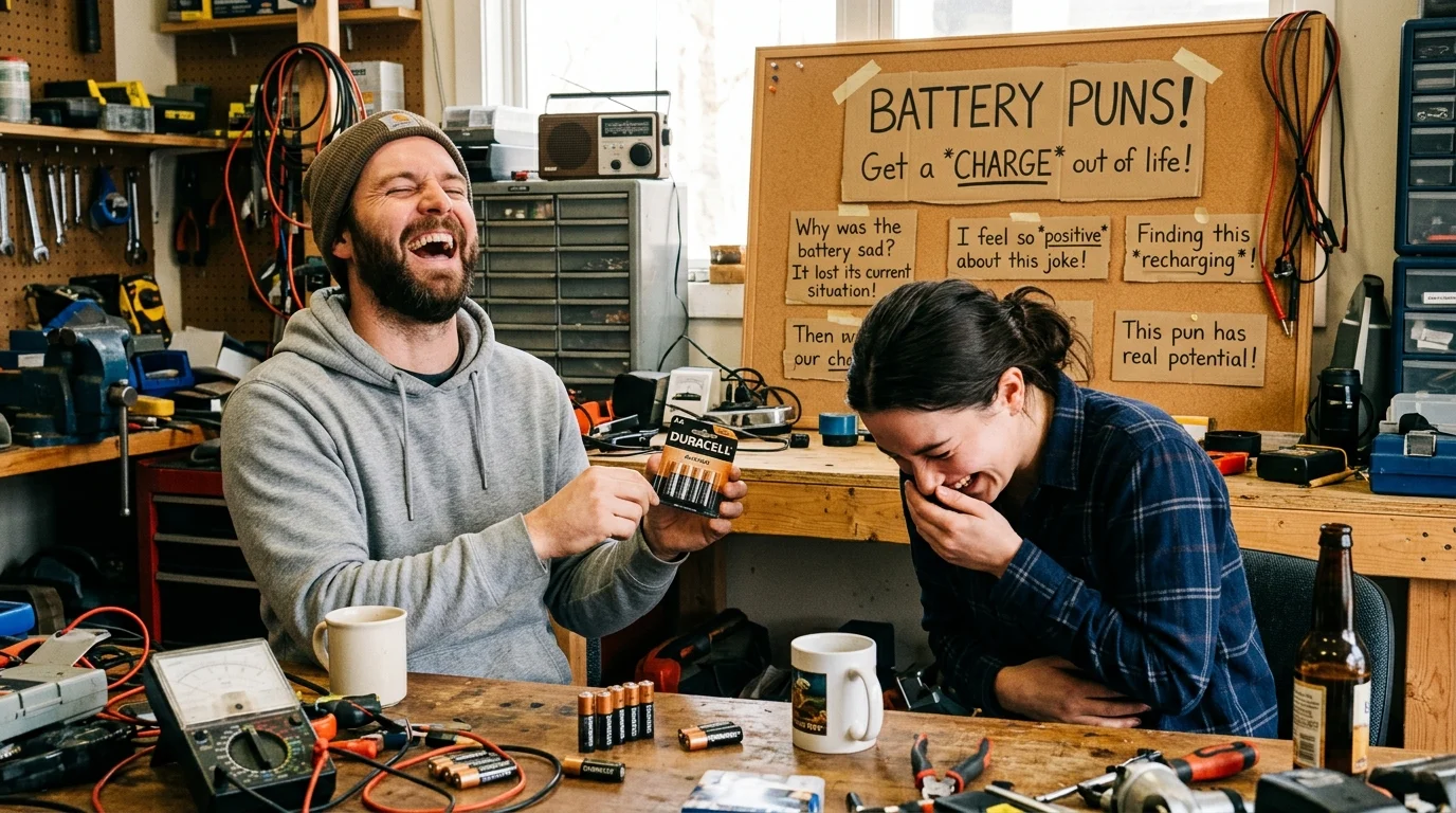Battery Puns One Liners
