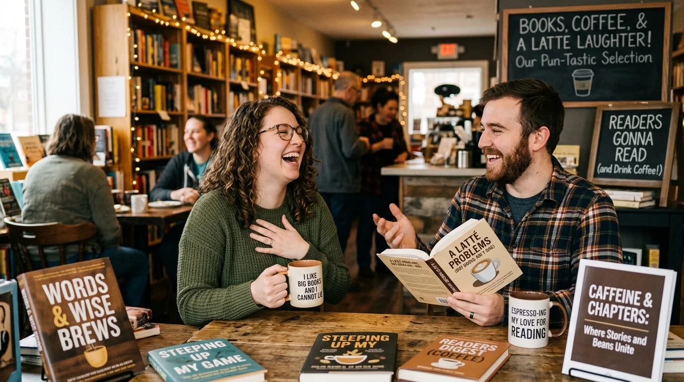 Best Coffee and Book-Themed Wordplay Jokes