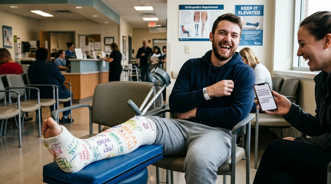 Broken Leg Jokes One Liners