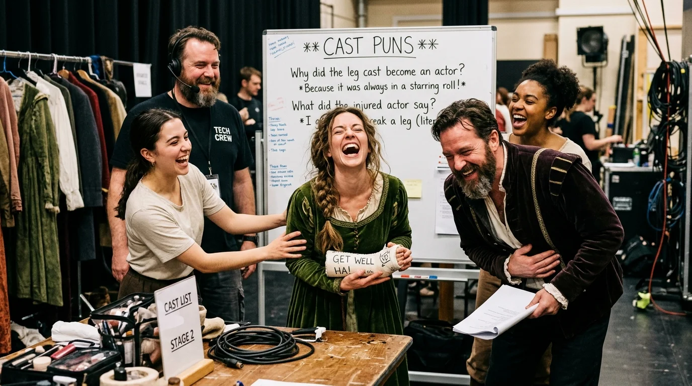 Cast Puns One Liners