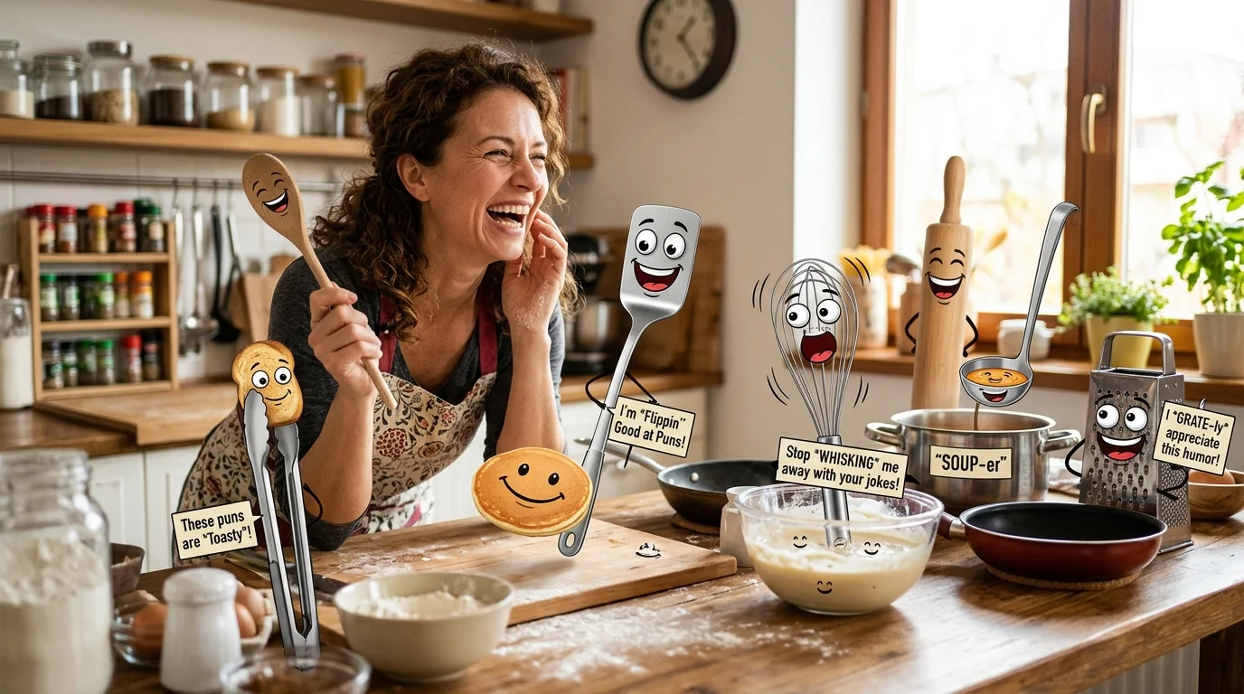 Clean and Family-Friendly Kitchen Utensil Jokes