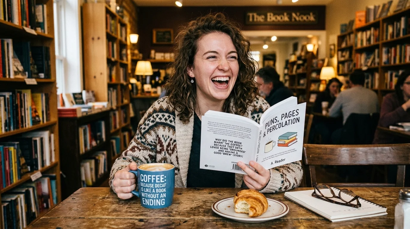 Coffee and Book Puns One Liners