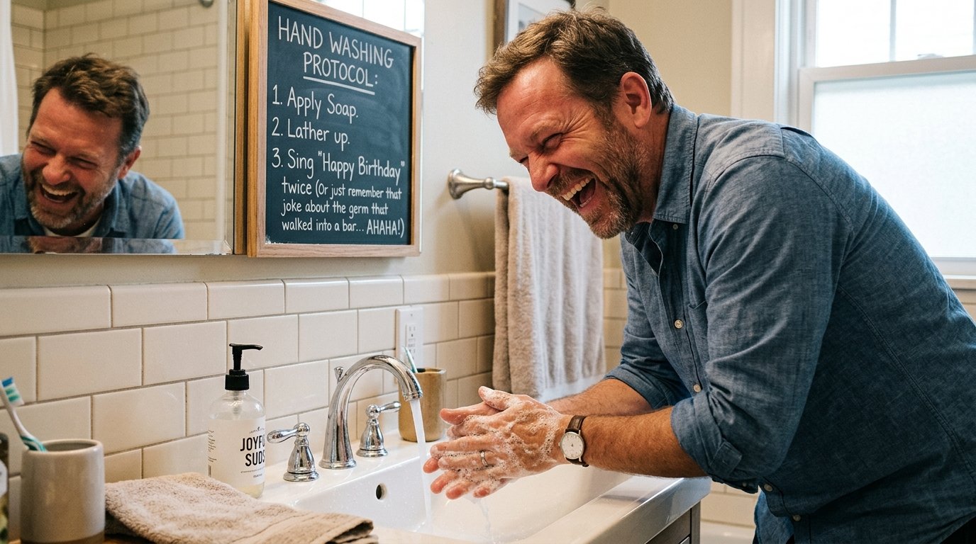 Hand Washing Jokes One Liners