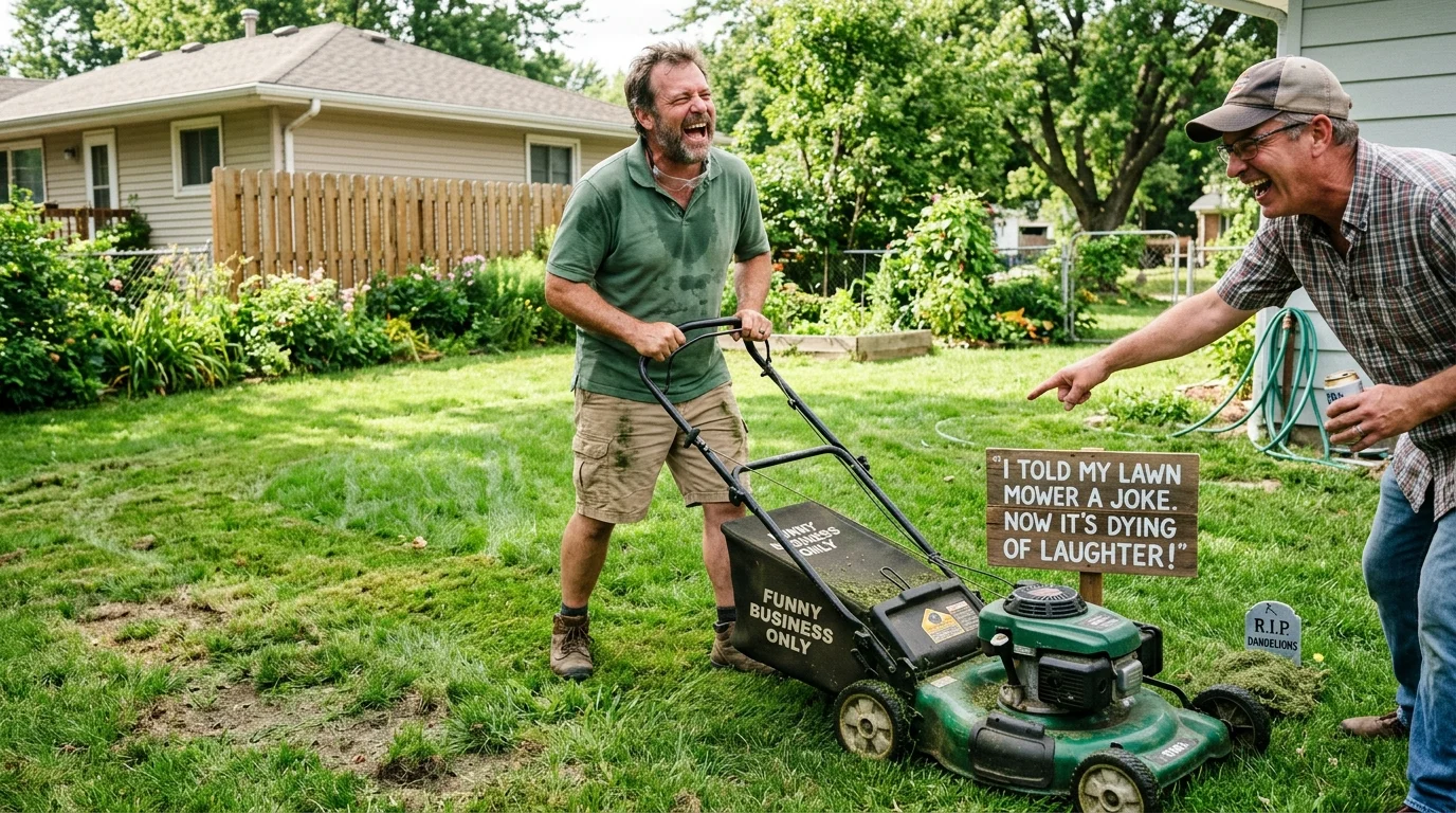 More Lawn Mower Jokes One Liners