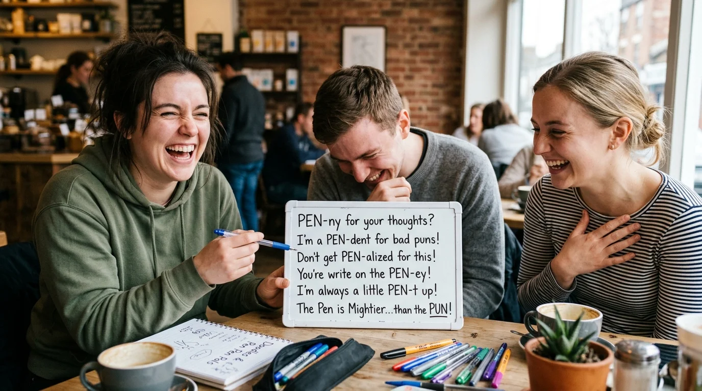 Pen Puns One Liners
