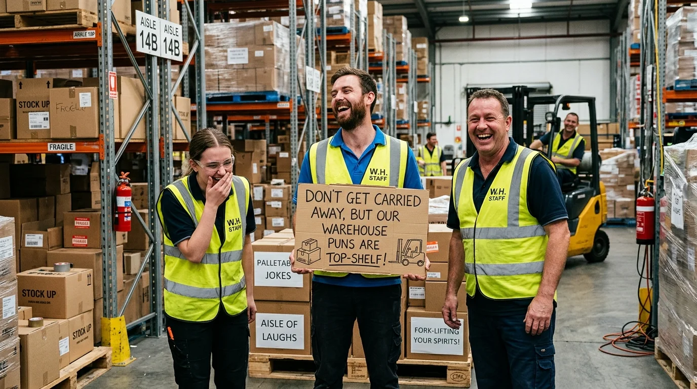 Punny Warehouse Quotes That'll