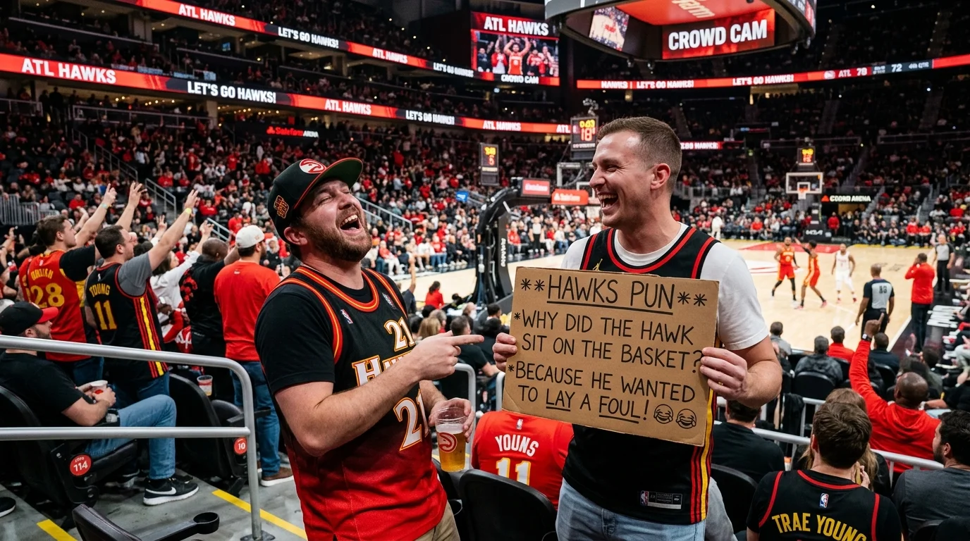 Share-Worthy Atlanta Hawks Puns for Every Mood