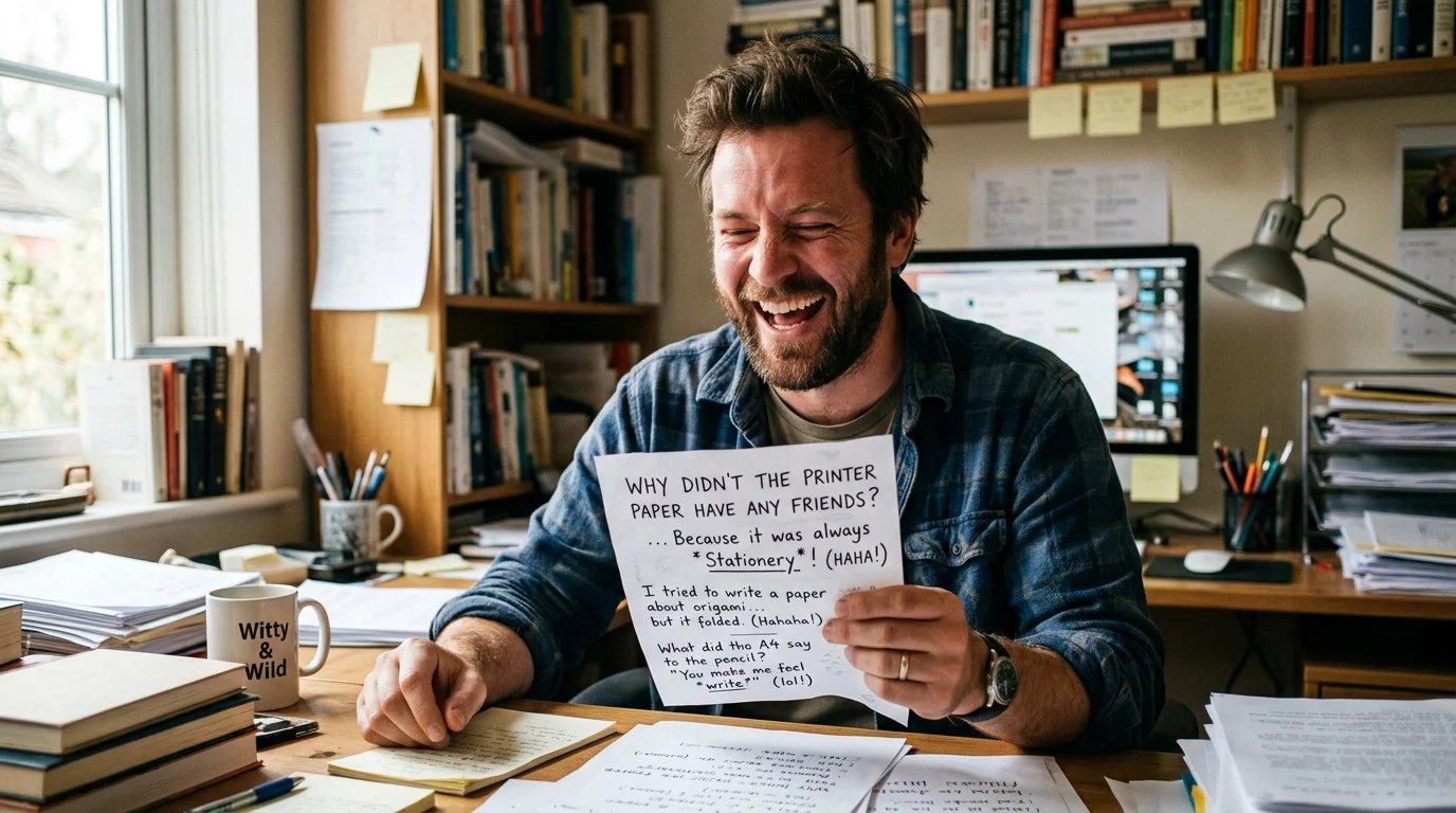 Share-Worthy jokes about paper for Every Mood