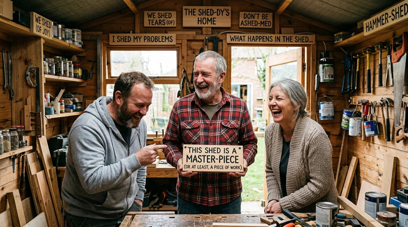Shed Puns One Liners