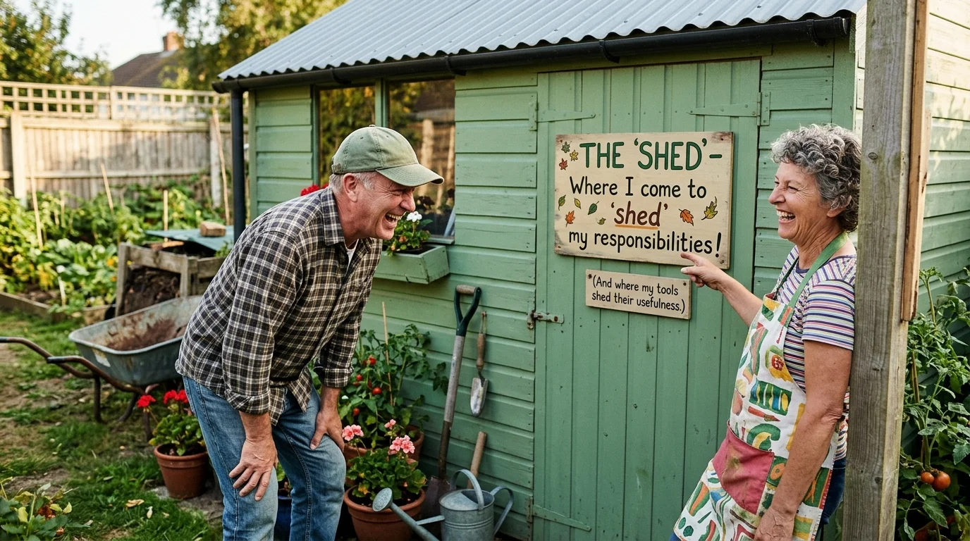 Short Funny Shed Puns