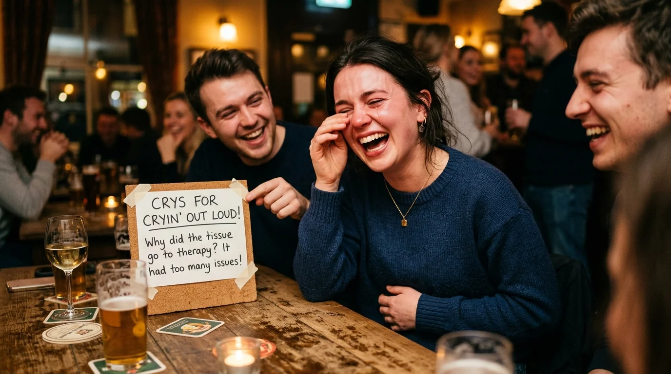 Short Puns About Crying