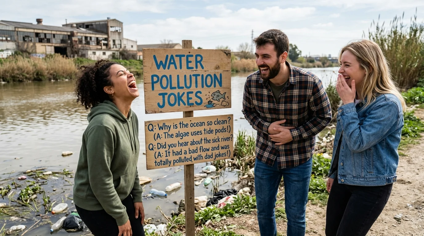 Water Pollution Jokes One Liners