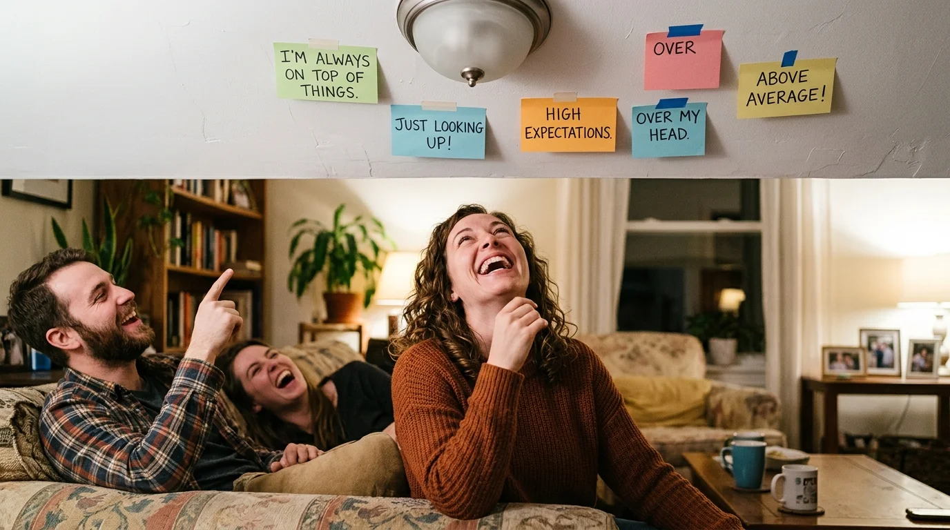 Witty Ceiling Puns for Social Media