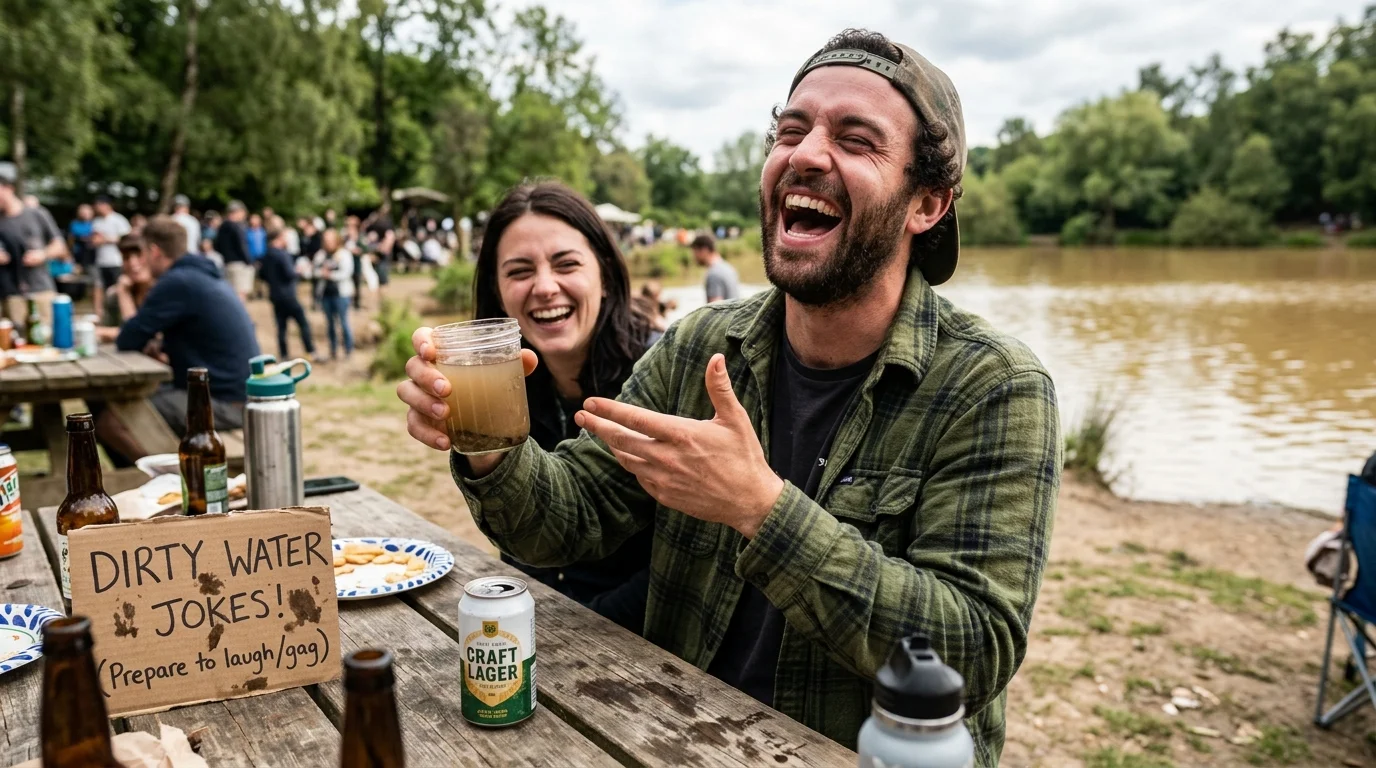 Witty Dirty Water Puns for Social Media