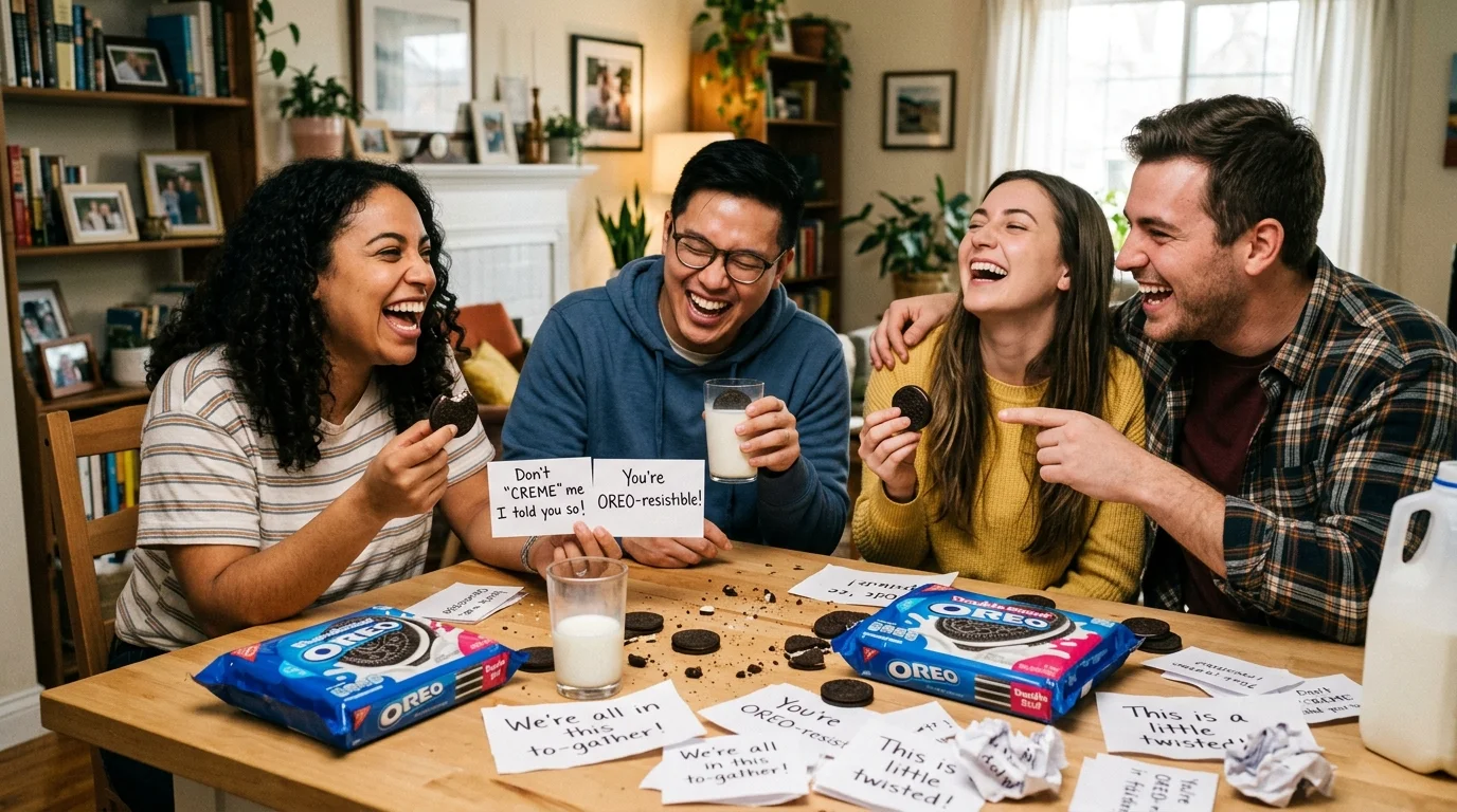 Witty Oreo Puns for Social Media
