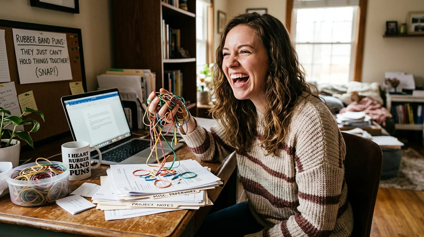 Witty Rubber Band Puns for Social Media