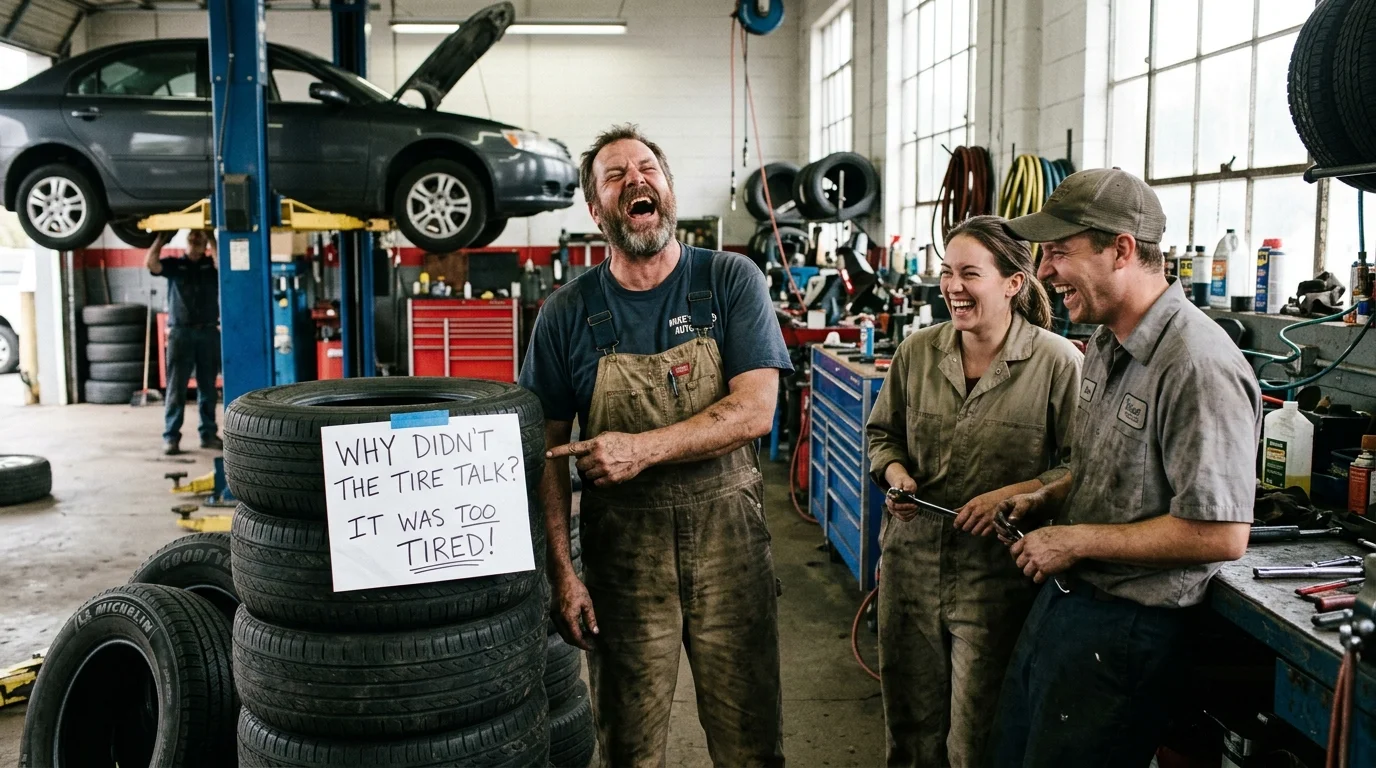 Best Tire-Themed Wordplay Jokes