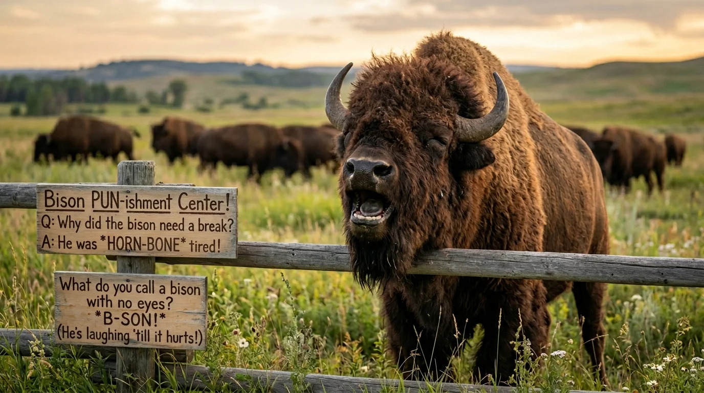 Bison Puns One Liners