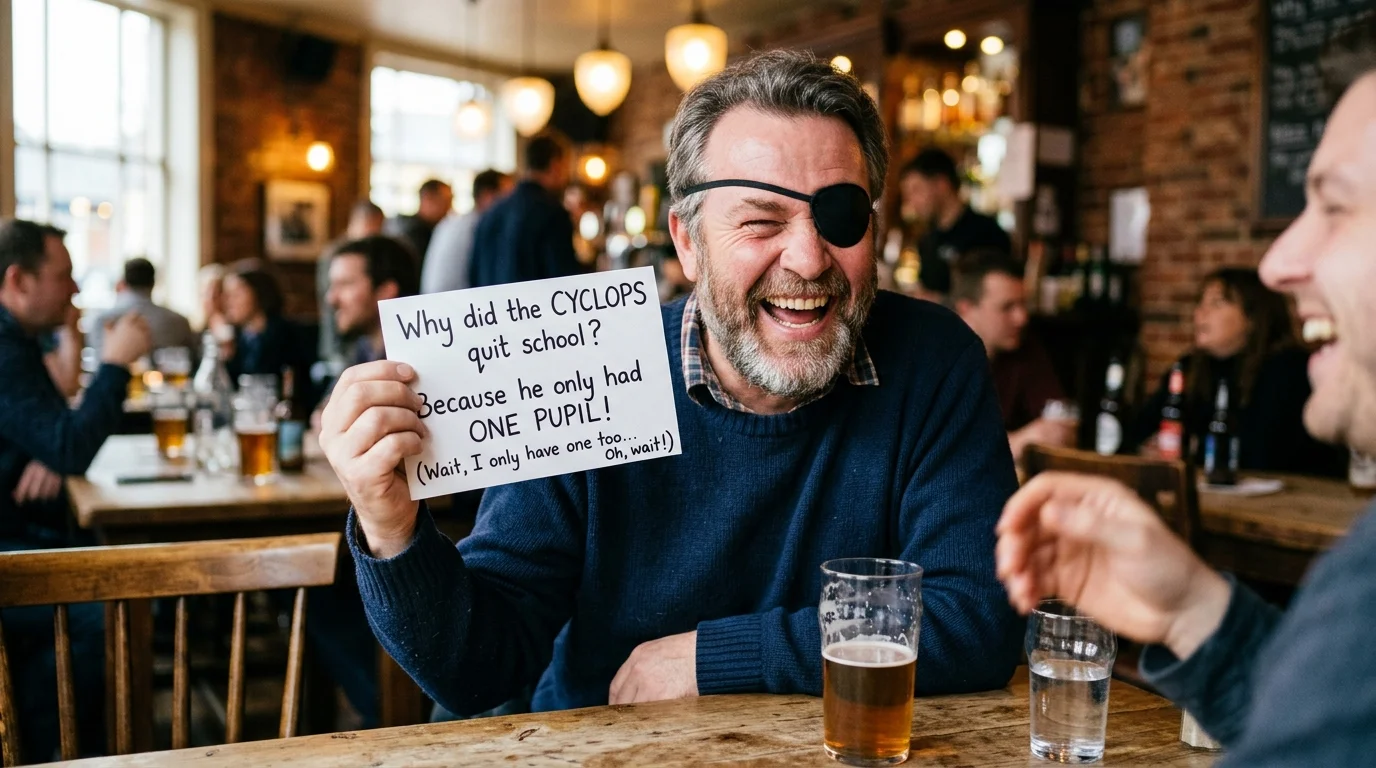 One Eye Jokes One Liners