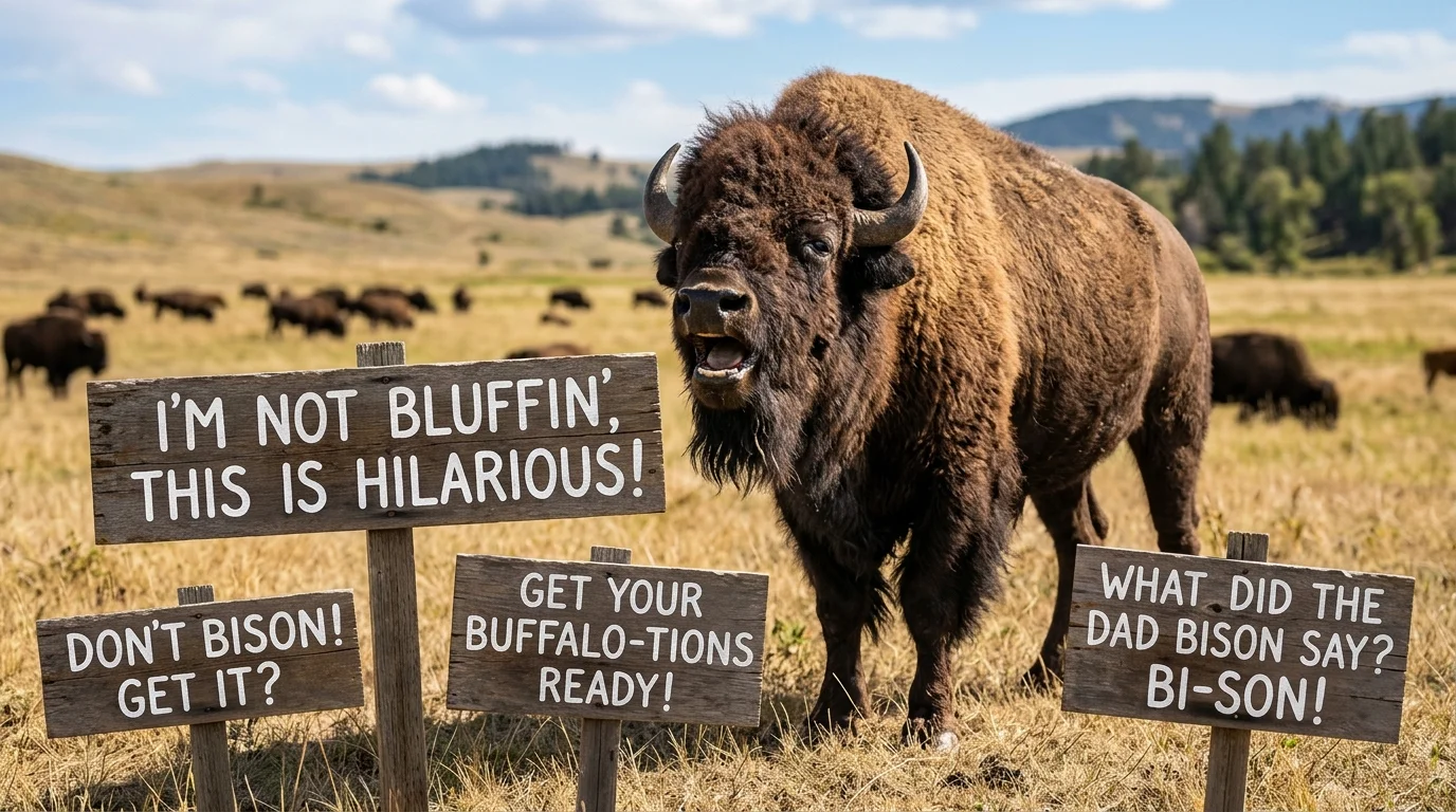 Share-Worthy Bison Puns for Every Mood