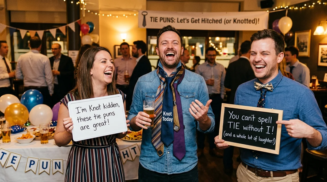 Share-Worthy Tie Puns for Every Mood