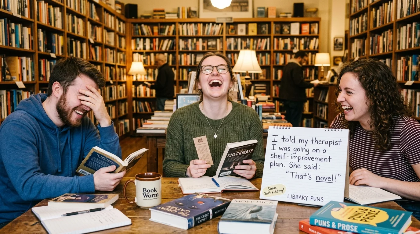 Share-Worthy funny Library Puns for Every Mood