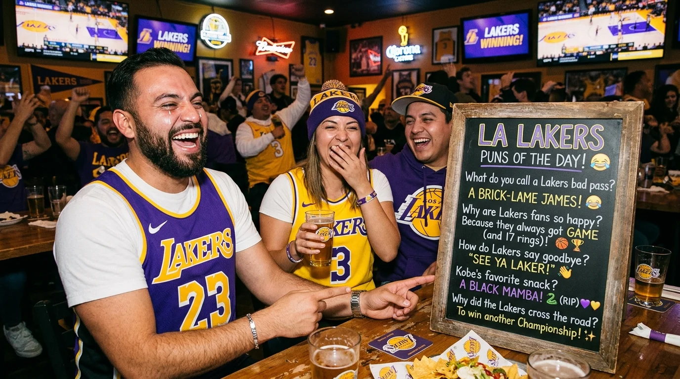 Short Funny Los Angeles Lakers Puns
